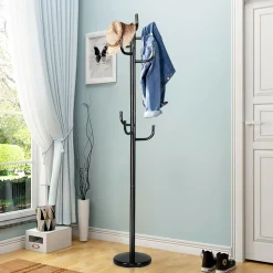 Tangkula Metal Coat Rack Hat Stand