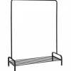 Tangkula Metal Garment Rack, Heavy Duty Clothes Stand Rack with Top Rod