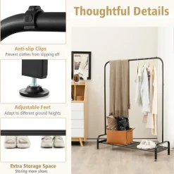 Tangkula Metal Garment Rack, 44