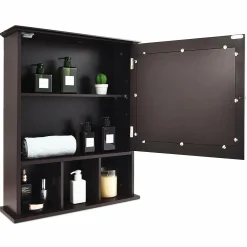 Tangkula Mirrored Medicine Cabinet