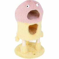 Tangkula Monster-Themed Cat Tree, 3-Level Cat Tower Activity Center with 2-Story Cat Condo