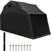 Tangkula Motorcycle Shed, Waterproof Motorcycle Garage with 600D Oxford Cover, Ventilation Window