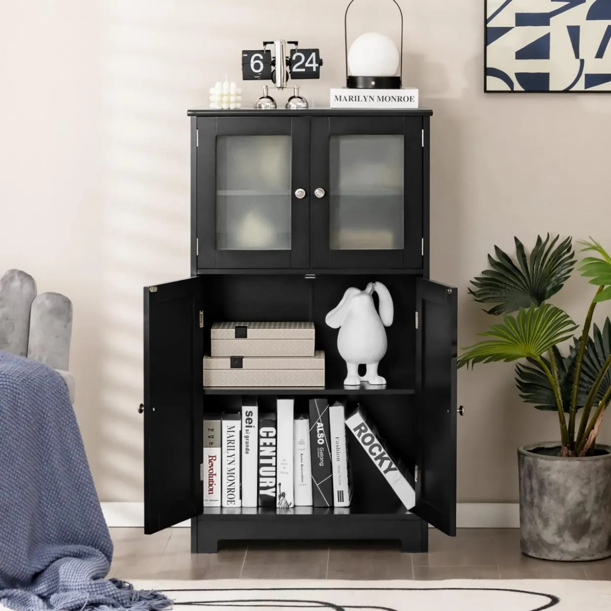 Tangkula Multipurpose Home Organizer for Hallway Living Room Office