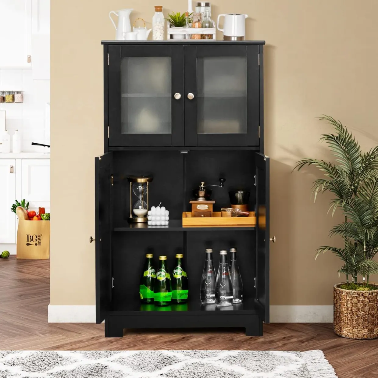 Tangkula Multipurpose Home Organizer for Hallway Living Room Office