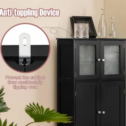 Tangkula Multipurpose Home Organizer for Hallway Living Room Office