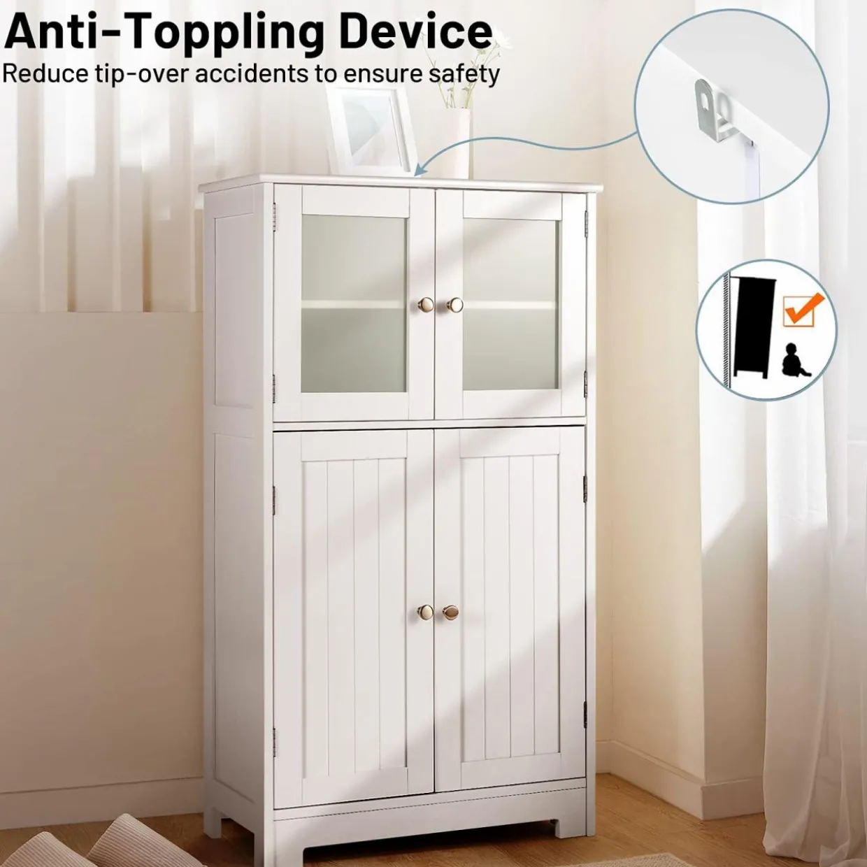 Tangkula Multipurpose Home Organizer for Hallway Living Room Office