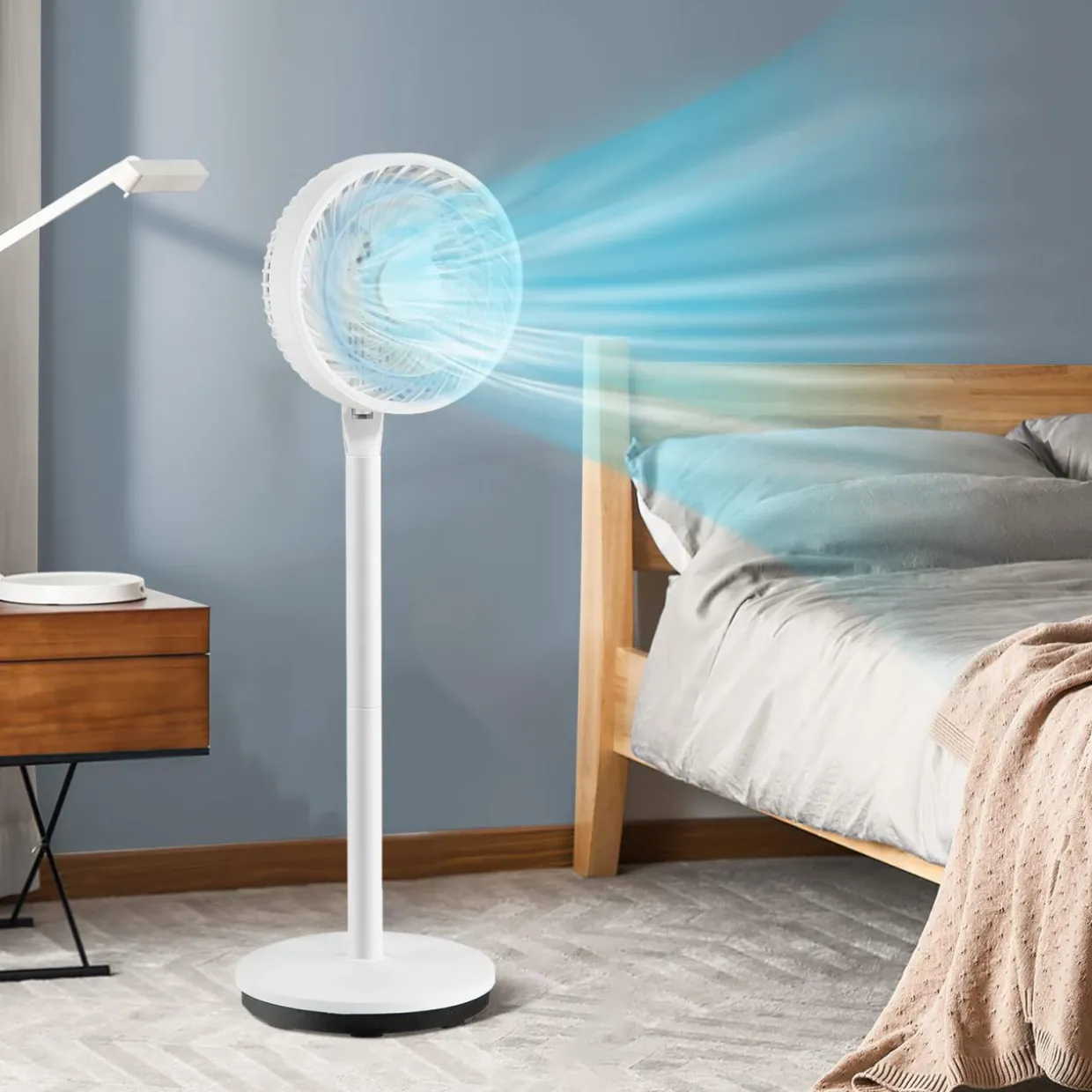 Tangkula Oscillating Pedestal Fan with Remote Control