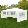 Tangkula Outdoor 10 x 20 Feet Canopy Tent, Party Wedding Tent with Removable Walls, Portable Canopy Shelter Gazebo Pavilion for Event
