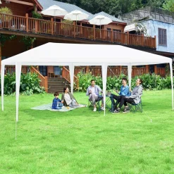 Tangkula Outdoor 10 x 20 Feet Canopy Tent, Party Wedding Tent with Removable Walls, Portable Canopy Shelter Gazebo Pavilion for Event