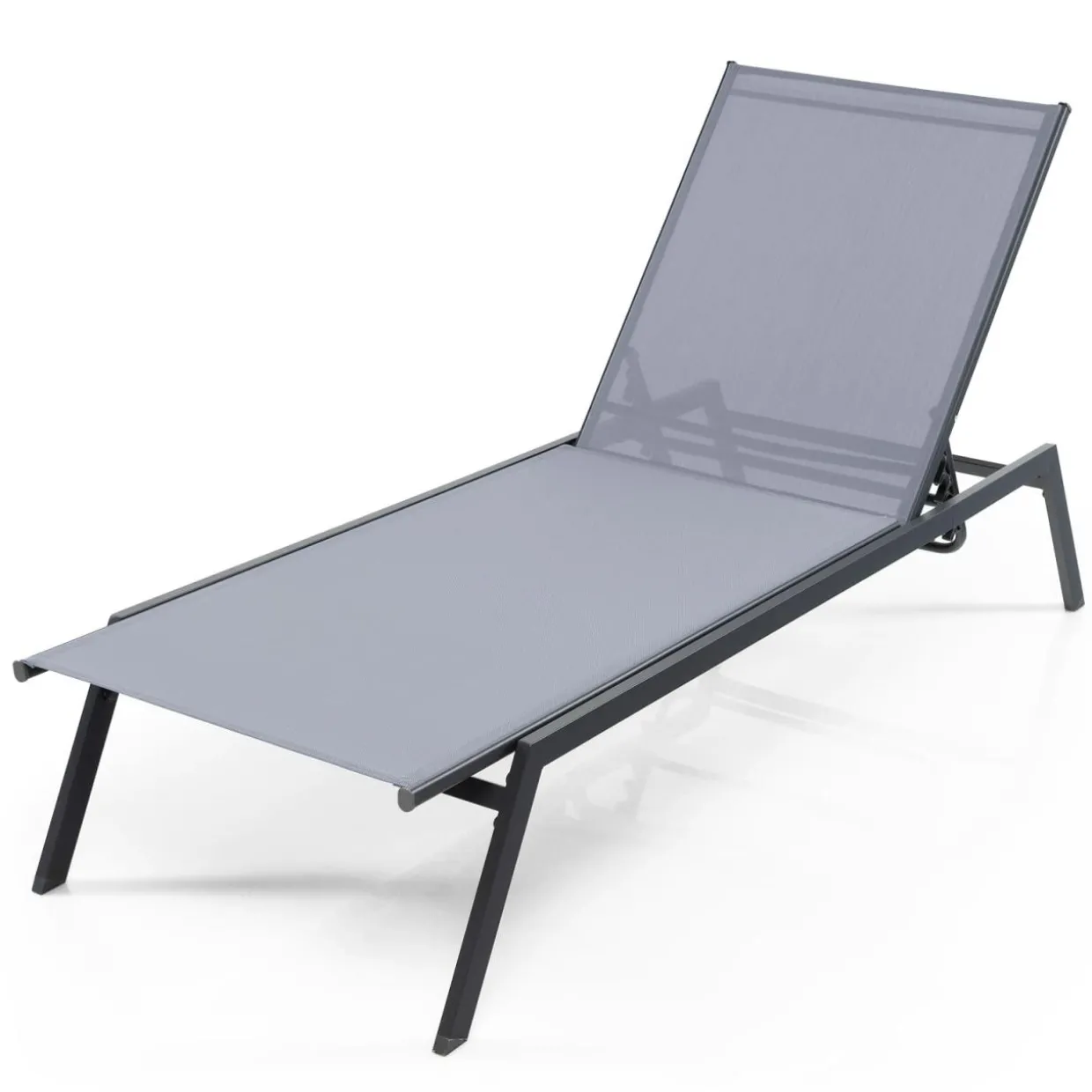 Tangkula Outdoor Adjustable Chaise Lounge Chair