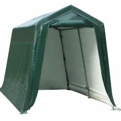 Tangkula Outdoor Carport Patio Storage Shelter, Enclosed Carport Shed w/All-Steel Metal Frame and Waterproof Ripstop Cover