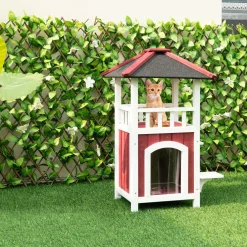 Tangkula Outdoor Cat House