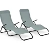 Tangkula Outdoor Chaise Lounge Chair Set of 2,Zero Gravity Folding Stackable