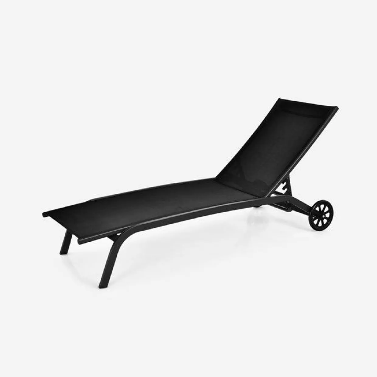 Tangkula Outdoor Chaise Lounge Chair, Patio Lounge Recliner with 6-Position Adjustable Backres