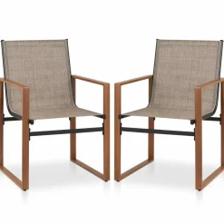 Tangkula Outdoor Dining Chairs Set of 2/4