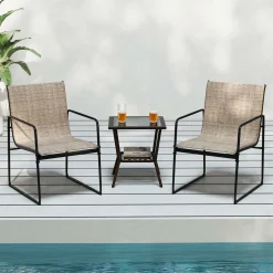 Tangkula Outdoor Dining Chairs Set of 2/4