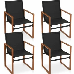 Tangkula Outdoor Dining Chairs Set of 2/4