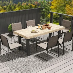 Tangkula Outdoor Dining Chairs Set of 2/4