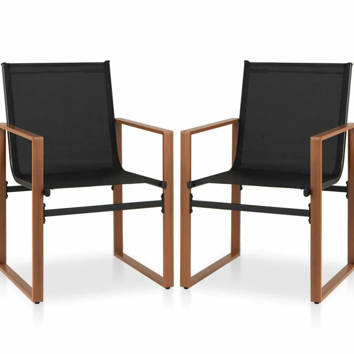Tangkula Outdoor Dining Chairs Set of 2/4