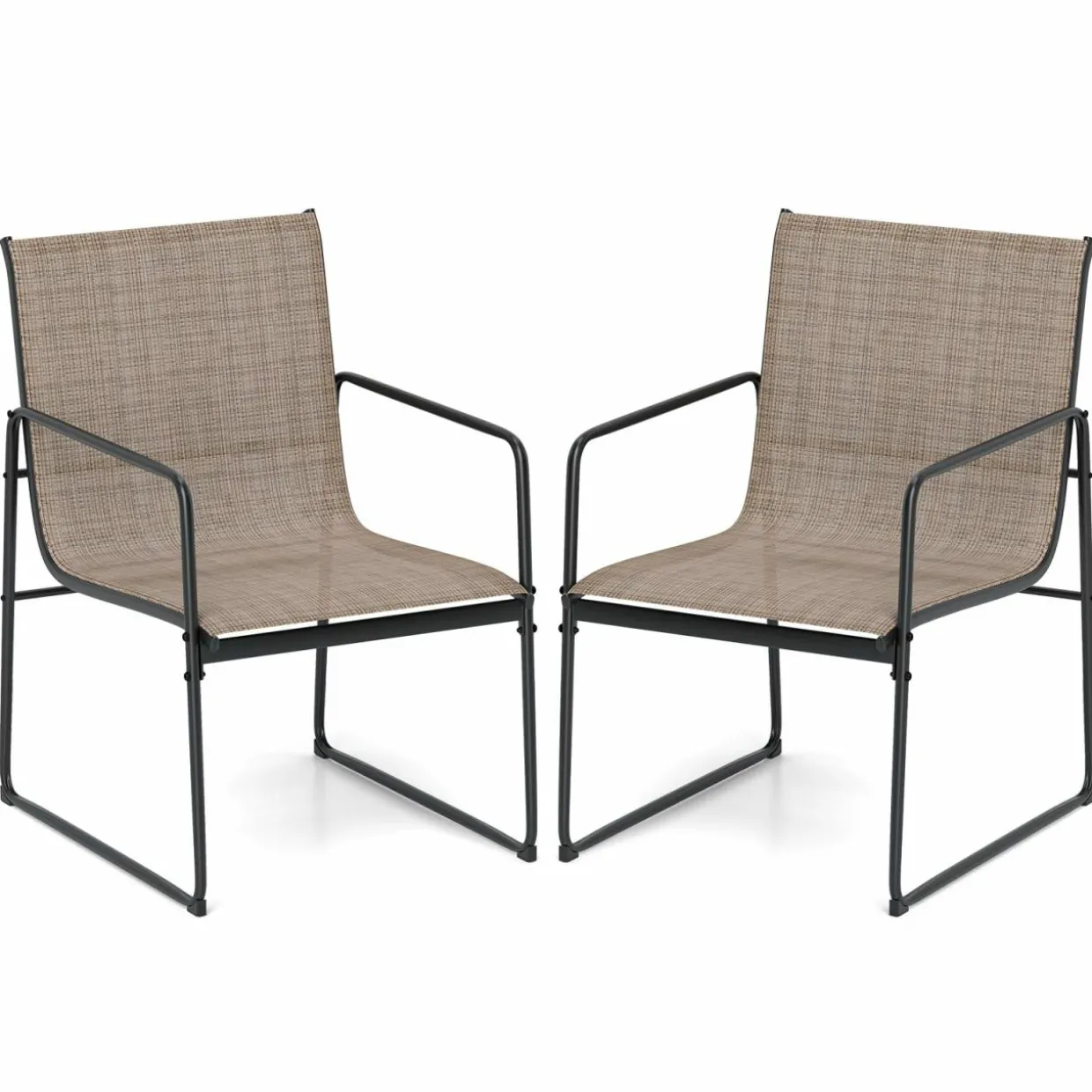 Tangkula Outdoor Dining Chairs Set of 2/4