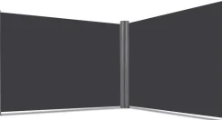 Tangkula Outdoor Patio Retractable Folding Side Screen Awning Waterproof Sun Shade Wind Screen Privacy Divider