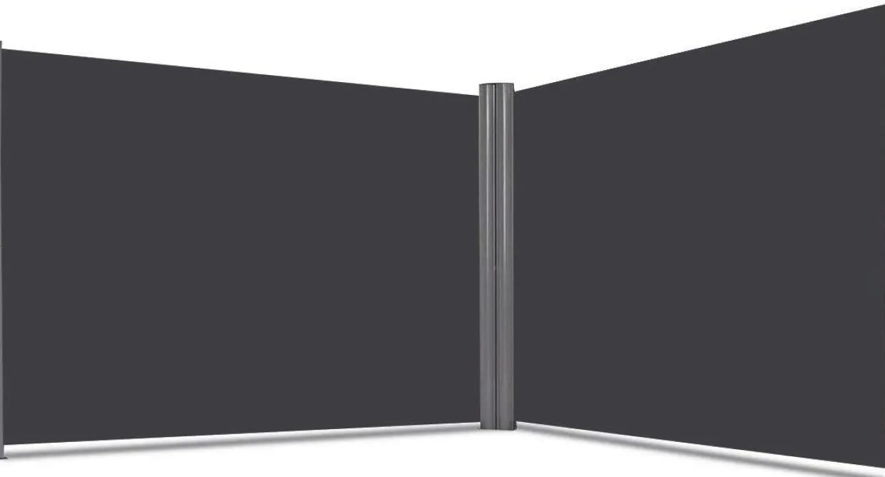 Tangkula Outdoor Patio Retractable Folding Side Screen Awning Waterproof Sun Shade Wind Screen Privacy Divider