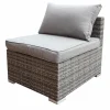 Tangkula Outdoor Patio Wicker Infinitely Combination Sofa Set