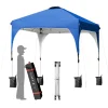 Tangkula Outdoor Pop-up Canopy Tent, Height Adjustable Commercial Instant Canopy