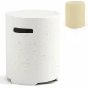 Tangkula Outdoor Propane Tank Cover Table, Patiojoy Wicker Hideaway Table for Gas Fire Pits