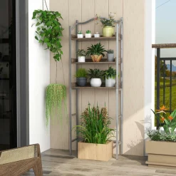 Tangkula Over The Toilet Storage Rack, 3-Tier Above Toilet Bathroom Shelf