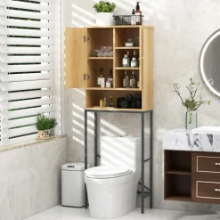 Tangkula Over The Toilet Storage Cabinet, 69