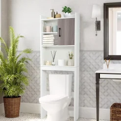 Tangkula Over The Toilet Storage Cabinet