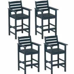 Tangkula Patio Adirondack Bar Chairs Set of 2/4
