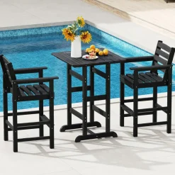 Tangkula Patio Adirondack Bar Chairs Set of 2/4