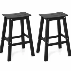Tangkula Patio Bar Stools Set of 2/4