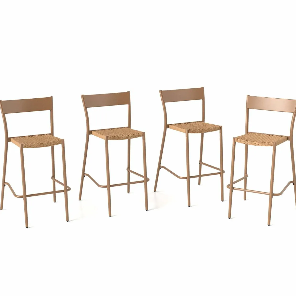 Tangkula Patio Barstools Set of 2/4