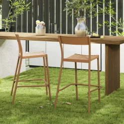 Tangkula Patio Barstools Set of 2/4
