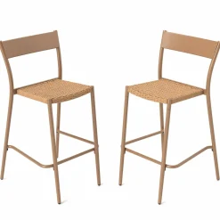 Tangkula Patio Barstools Set of 2/4