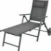 Tangkula Patio Chaise Lounge W/Wheels, Outdoor Folding Padded Lounge Chair W/ 7-Position Backrest, Removable Headrest
