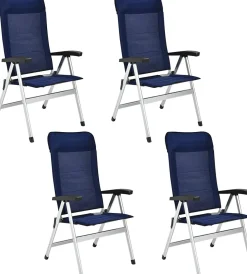 Tangkula Patio Folding Chairs, Portable Reclining Chairs with 7-Position Adjustable Back & Padded Headrest