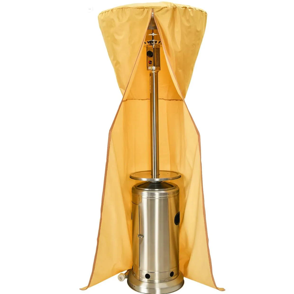 Tangkula Patio Heater Cover, Outdoor Patio Heater Cover with Zipper and Storage Bag