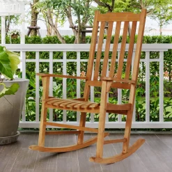 Tangkula Patio Rocking Chair,w/Heavy-Duty 350 LBS Weight Capacity