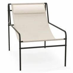 Tangkula Patio Sling Lounge Chair, Modern Sling Accent Chair
