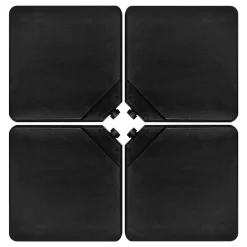 Tangkula 4Pcs 13L 220 lbs Cantilever Offset Patio Umbrella Base