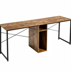Tangkula 2-Person Desk Double Computer Desk, 79 Inch Home Office Desk with Storage & Cabinet