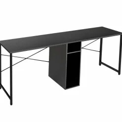 Tangkula 2-Person Desk Double Computer Desk, 79 Inch Home Office Desk with Storage & Cabinet