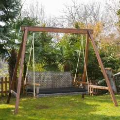 Tangkula 2-Person Outdoor Porch Swing with 118
