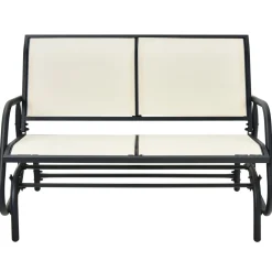 Tangkula 2-Person Patio Glider, Outdoor Swing Bench
