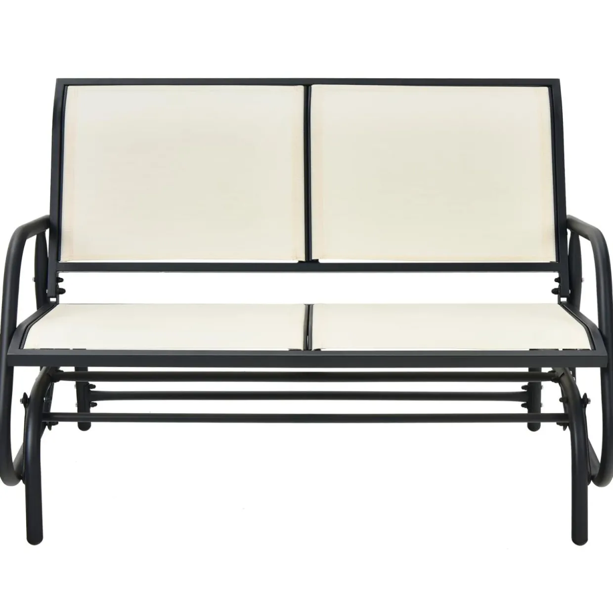 Tangkula 2-Person Patio Glider, Outdoor Swing Bench