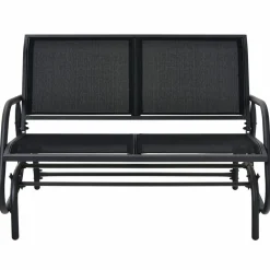 Tangkula 2-Person Patio Glider, Outdoor Swing Bench
